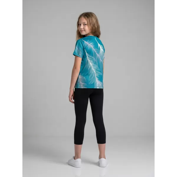 Hochwertiges Funktions-T-Shirt für Kinder ALTISPORT VOJ/ALK001TR01 SMARAGD/GRAU 
