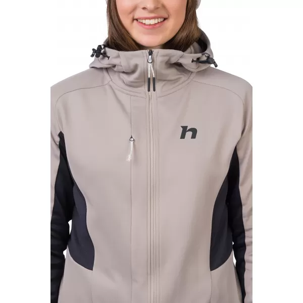  Damen-Sweatshirt HANNAH NELA HOODY ZIEGE/ANTHRAZIT 