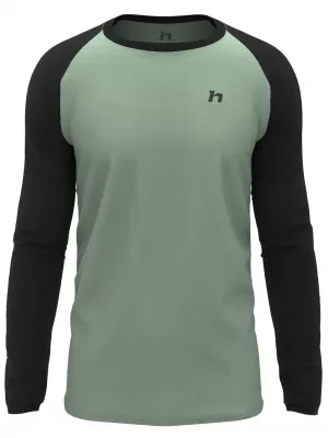 Herren-T-Shirt mit langen Ärmeln HANNAH TAREGAN L/S ANTHRAZIT/SEEROSENBLATT