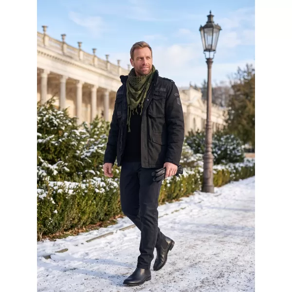  Schal BRANDIT BD7009 OLIVE/SCHWARZ 