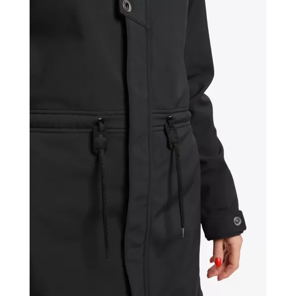  Softshell-Mantel für Damen KILPI LASIKA-W WL0136KI SCHWARZ 