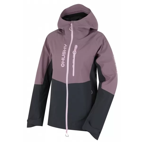  Hardshell -Jacke für Frauen HUSKY NICCO L LILA/GRAU 