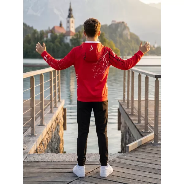  Hochwertiges Funktions-Sweatshirt für Kinder ALTISPORT VOJ/ALK004MI01 ROT 
