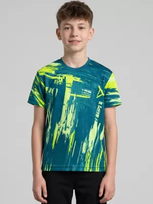 Hochwertiges Funktions-T-Shirt für Kinder ALTISPORT VOJ/ALK010TR01 KEROSIN/GELB