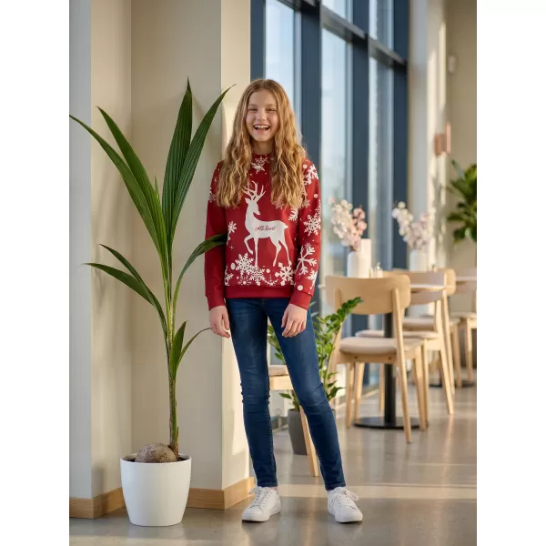  Hochwertiges Funktions-Sweatshirt für Kinder ALTISPORT VOJ/ALKVN5MI01 ROT 