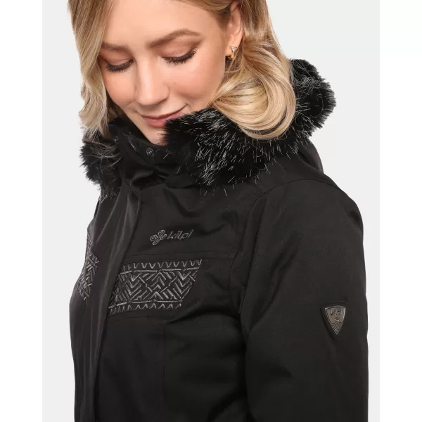  Wintermantel für Damen KILPI PERU-W WL0132KI SCHWARZ 