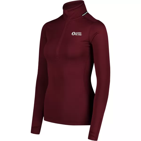  Thermo-T-Shirt für Damen NORDBLANC FLOATY NBBLD7975 BURGUND 