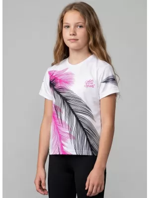 Hochwertiges Funktions-T-Shirt für Kinder ALTISPORT VOJ/ALK001TR01 WEIß