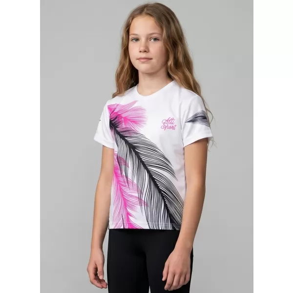  Hochwertiges Funktions-T-Shirt für Kinder ALTISPORT VOJ/ALK001TR01 WEIß 