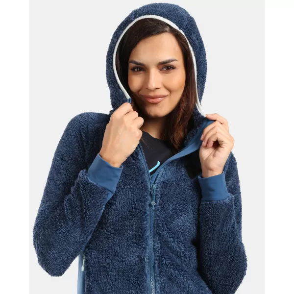  Fleece-Hoodie für Damen KILPI NORKA-W WL0204KI DUNKELBLAU 