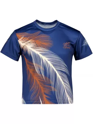 Hochwertiges Funktions-T-Shirt für Kinder ALTISPORT VOJ/ALK001TR01 MARINEBLAU/BRAUN