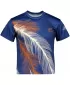 Hochwertiges Funktions-T-Shirt für Kinder ALTISPORT VOJ/ALK001TR01 MARINEBLAU/BRAUN
