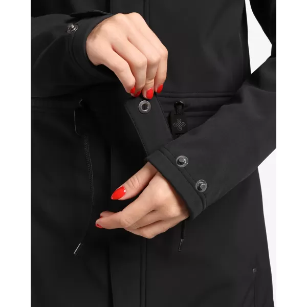  Softshell-Mantel für Damen KILPI LASIKA-W WL0136KI SCHWARZ 