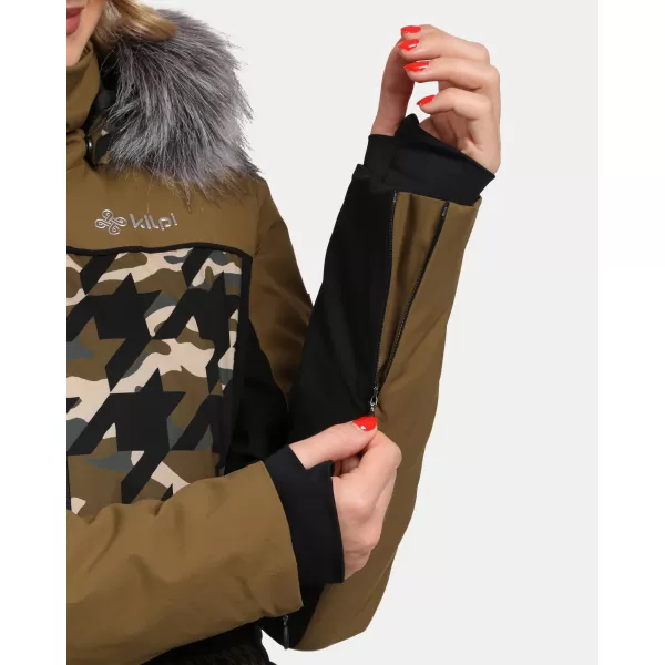  Damen-Skijacke KILPI CLAIR-W WL0107KI KHAKI 