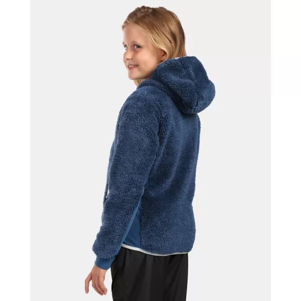  Fleece-Kapuzenpullover für Mädchen KILPI NORKA-JG WJ0211KI DUNKELBLAU 