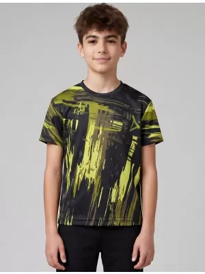 Hochwertiges Funktions-T-Shirt für Kinder ALTISPORT VOJ/ALK010TR01 SCHWARZ/ARMEE