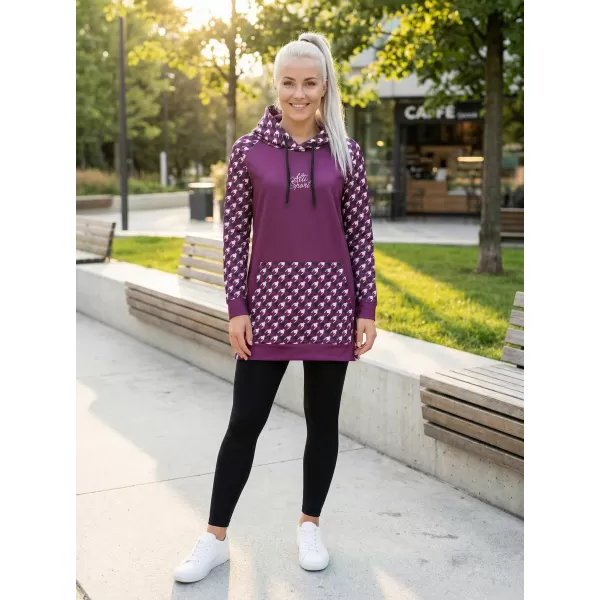  Funktionelles erweitertes Damen-Sweatshirt Premium ALTISPORT VOJ/ALW048MI03 LILA 