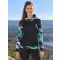 Hochwertiges Funktions-Sweatshirt für Damen ALTISPORT VOJ/ALW039MI01 SCHWARZ/TÜRKIS