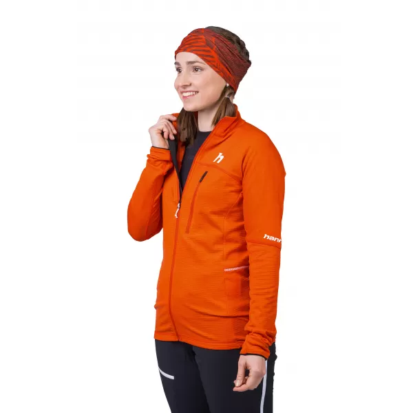  Damen-Sweatshirt HANNAH MEDA WÜRZIGE ORANGENMELISSE 