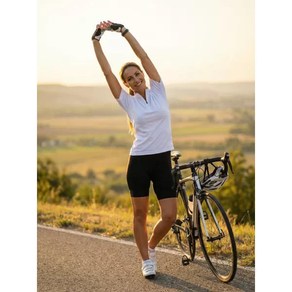  Damen-Radtrikot ALTISPORT NoPrint NP/ALW115NJ WEIß 