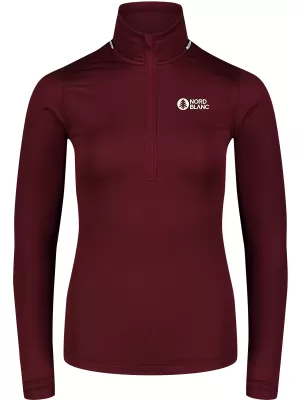 Thermo-T-Shirt für Damen NORDBLANC FLOATY NBBLD7975 BURGUND