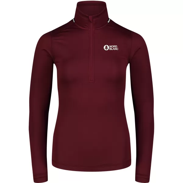  Thermo-T-Shirt für Damen NORDBLANC FLOATY NBBLD7975 BURGUND 