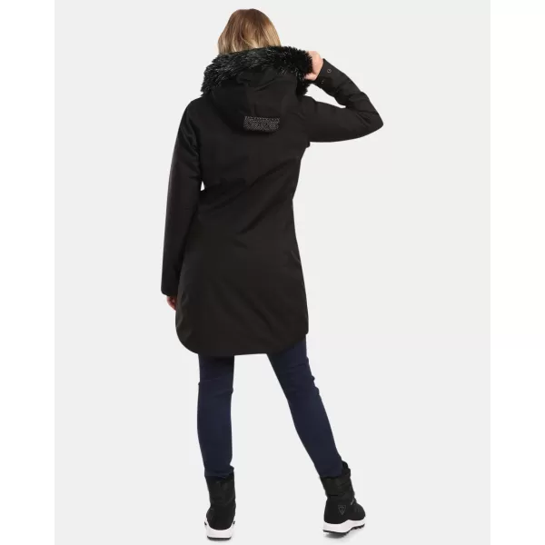  Wintermantel für Damen KILPI PERU-W WL0132KI SCHWARZ 