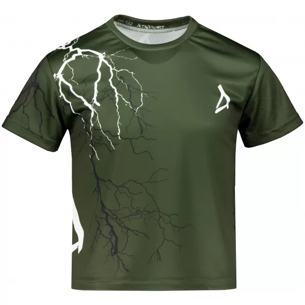  Hochwertiges Funktions-T-Shirt für Kinder ALTISPORT VOJ/ALK004TR01 OLIVE 