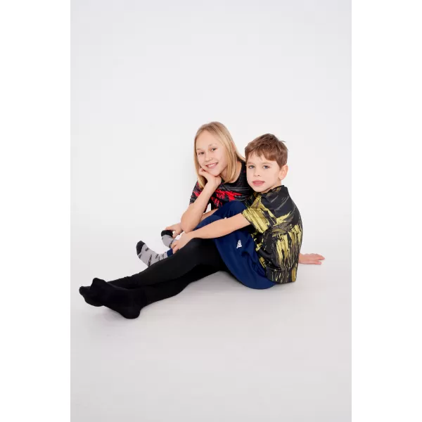  Hochwertiges Funktions-T-Shirt für Kinder ALTISPORT VOJ/ALK010TR01 SCHWARZ/ARMEE 