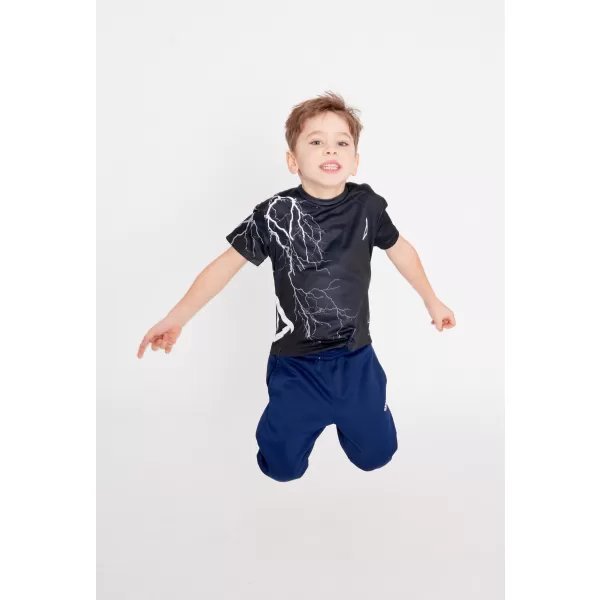  Hochwertiges Funktions-T-Shirt für Kinder ALTISPORT VOJ/ALK004TR01 SCHWARZ UND WEIß 
