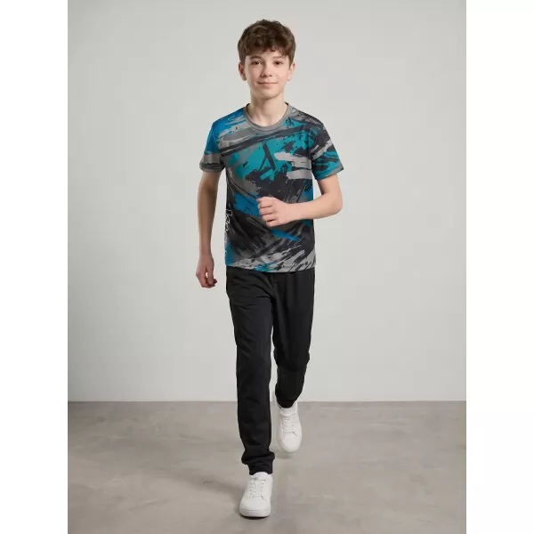  Hochwertiges Funktions-T-Shirt für Kinder ALTISPORT VOJ/ALK014TR01 SCHWARZ/KEROSIN 