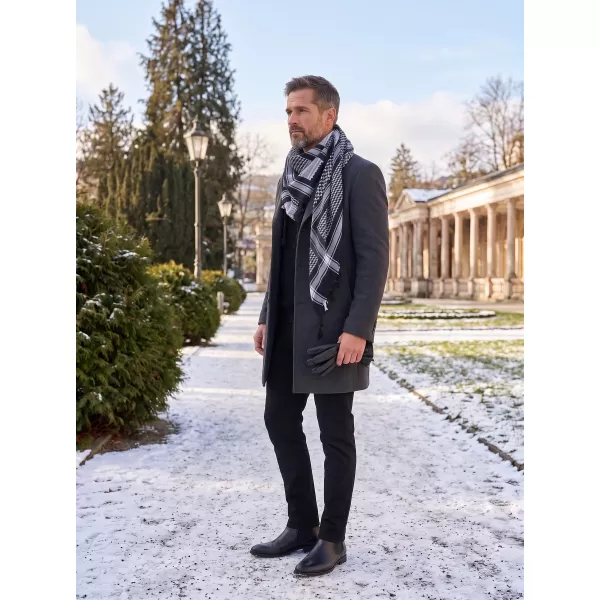  Schal BRANDIT BD7009 SCHWARZ/WEIß 