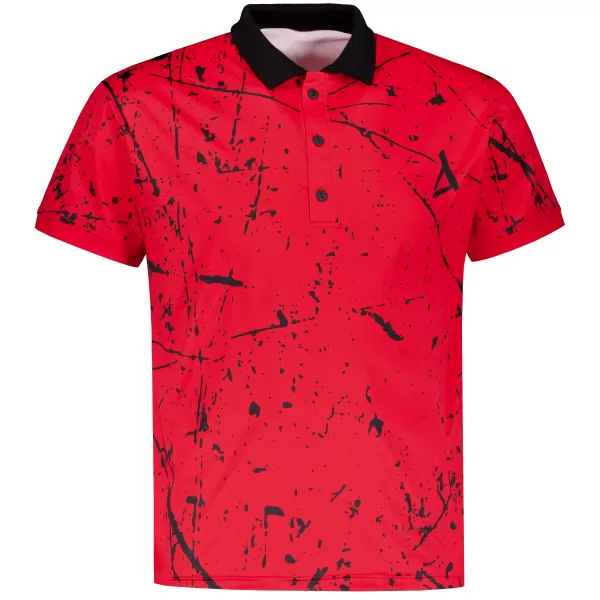  Herren-Funktions-T-Shirt mit Premium-Kragen ALTISPORT VOJ/ALM034TR05 ROT 