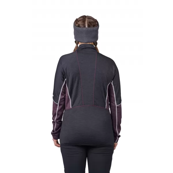  Damen-Sweatshirt HANNAH MEDA PFLAUME LILA MEL 