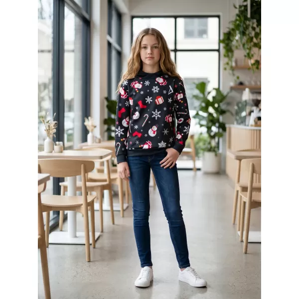  Hochwertiges Funktions-Sweatshirt für Kinder ALTISPORT VOJ/ALKVN1MI01 SCHWARZ 