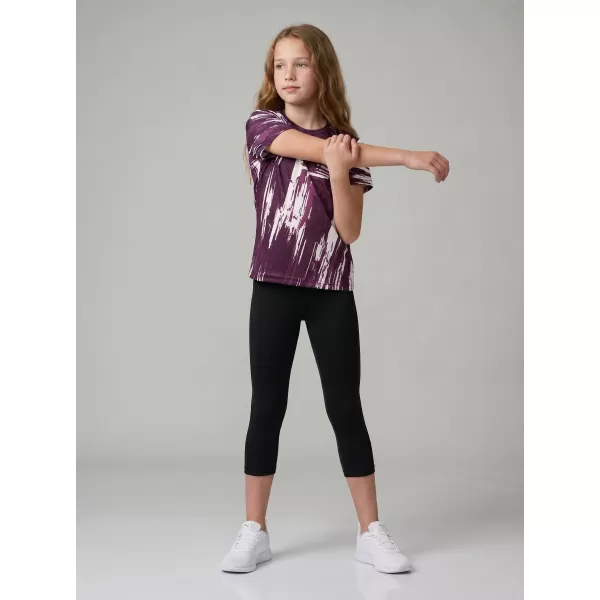  Hochwertiges Funktions-T-Shirt für Kinder ALTISPORT VOJ/ALK010TR01 LILA/WEIß 