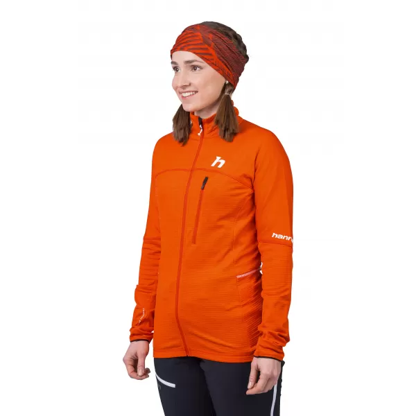  Damen-Sweatshirt HANNAH MEDA WÜRZIGE ORANGENMELISSE 