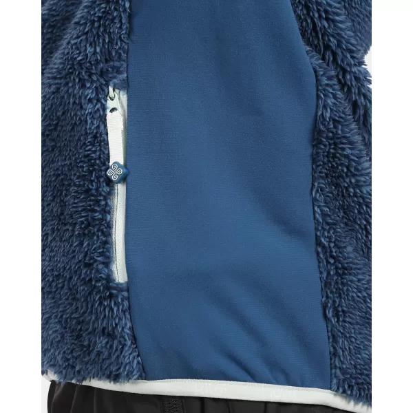  Fleece-Kapuzenpullover für Mädchen KILPI NORKA-JG WJ0211KI DUNKELBLAU 