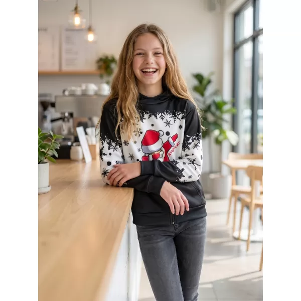  Hochwertiges Funktions-Sweatshirt für Kinder ALTISPORT VOJ/ALKVN2MI01 SCHWARZ 