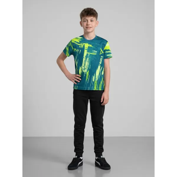  Hochwertiges Funktions-T-Shirt für Kinder ALTISPORT VOJ/ALK010TR01 KEROSIN/GELB 