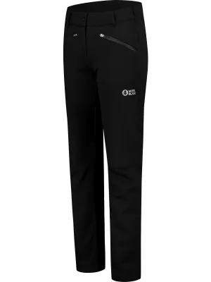 Softshellhose für Damen NORDBLANC BRAVEPATH NBFPL8097 SCHWARZ