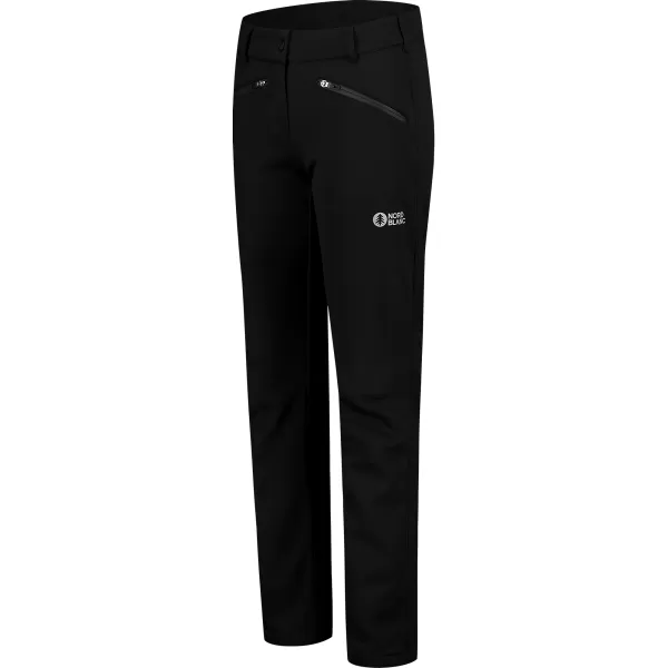  Softshellhose für Damen NORDBLANC BRAVEPATH NBFPL8097 SCHWARZ 
