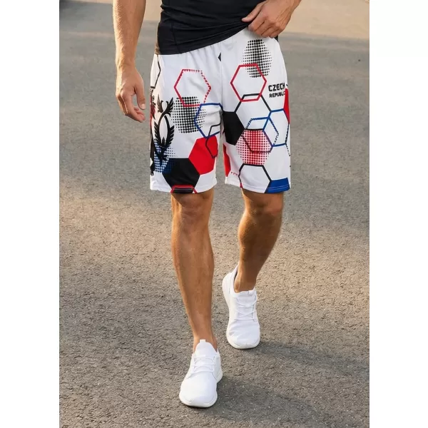  Herren Premium Funktionsshorts ohne Taschen ALTISPORT VOJ/ALM036KRA02 HEXA WEIß 