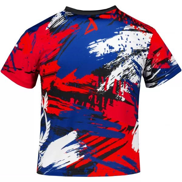  Funktionaler t -Shirt -Prämie von Kindern ALTISPORT VOJ/ALK036TR01 ROT MIT EINEM MUSTER 