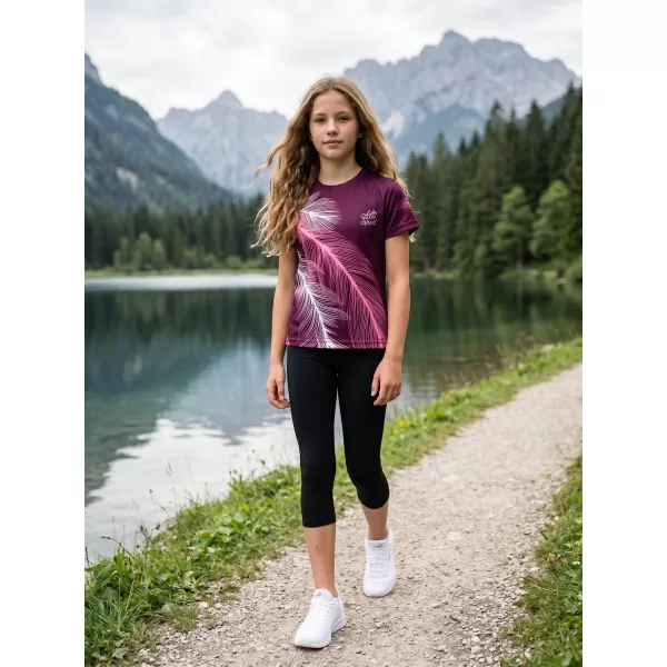  Hochwertiges Funktions-T-Shirt für Kinder ALTISPORT VOJ/ALK001TR01 FUCHSIE 