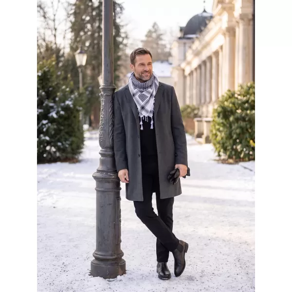  Schal BRANDIT BD7009 WEIß/SCHWARZ 