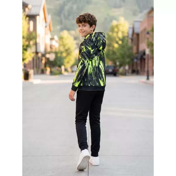  Hochwertiges Funktions-Sweatshirt für Kinder ALTISPORT VOJ/ALK010MI01 SCHWARZ UND GELB 