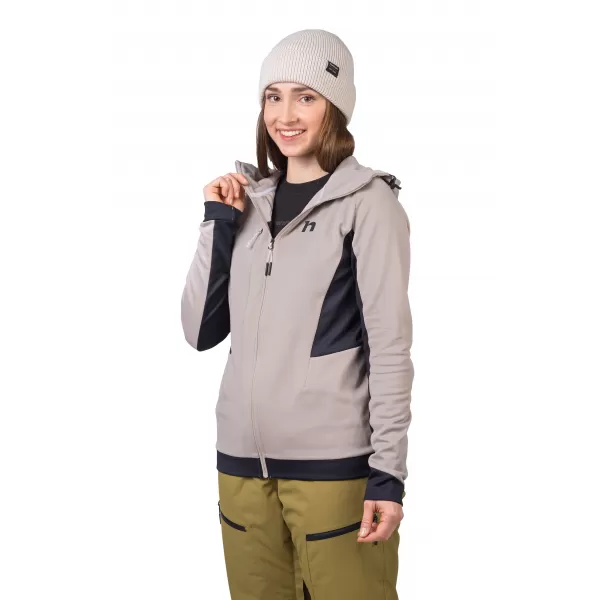  Damen-Sweatshirt HANNAH NELA HOODY ZIEGE/ANTHRAZIT 