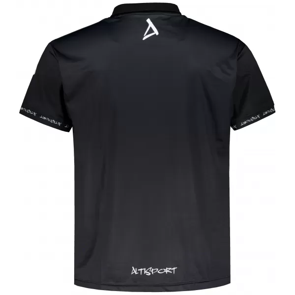  Herren-Funktions-T-Shirt mit Premium-Kragen ALTISPORT VOJ/ALM000TR05 SCHWARZ 