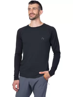 Herren-T-Shirt mit langen Ärmeln HANNAH TAREGAN L/S ANTHRAZIT